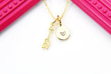 Real 18K Gold Plate Cubic Zirconia Arrow Necklace, Christmas Present Gift For Best Friend, Daughter, Girl, Granddaughter, Niece, N3021