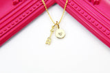 Real 18K Gold Plate Cubic Zirconia Arrow Necklace, Christmas Present Gift For Best Friend, Daughter, Girl, Granddaughter, Niece, N3021