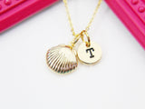 Best Christmas Present Real 18K Gold Plated Shell Necklace, Sea Shell, Gift For Mom, Aunt, Best Friend, Daughter, Sister, Niece,  N3030