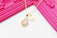 Gold Tulip Necklace Birthday Gifts, Personalized Gifts, N3012