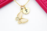 Mother Daughter Necklace, Best Christmas Gift for Grandma Mom Daughter Aunt Bond, Appreciation, Gratitude, Gold Butterfly, N3014