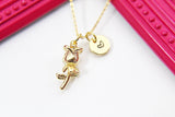 Best Valentine Present Real 18K Gold Plated Rose Necklace, Gift For Mom, Aunt, Granddaughter, Daughter, Sister, Niece, N3034