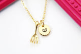 Best Christmas Present Real 18K Gold Plated Fork Necklace, Gift For Best Friends, Mom, Granddaughter, Daughter, Sister, Niece N3042