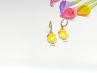 Valentine Gift, Cute Yellow Chicken Earrings, Chick Lover Gift, Chicken Hen Gifts, Perfect Gift For Pet Lovers, Granddaughter Gift, N3052