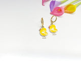 Valentine Gift, Cute Yellow Chicken Earrings, Chick Lover Gift, Chicken Hen Gifts, Perfect Gift For Pet Lovers, Granddaughter Gift, N3052