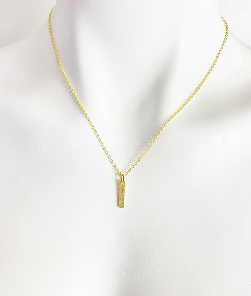 Mother Necklace, Mom Gift, Mother's Day Gift, Mother's Day, Mother Daughter Gift, Mother in Law, Stepmom, Gold Rectangle Necklace, N3065
