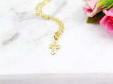 Goddaughter Necklace, Godmother-Goddaughter Gift, Goddaughter Jewelry, Goddaughter Gifts, Goddaughter Baptism, Gold Cross Necklace, N3073