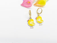 Valentine Gift, Cute Yellow Chicken Earrings, Chick Lover Gift, Chicken Hen Gifts, Perfect Gift For Pet Lovers, Granddaughter Gift, N3052