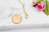 Valentine's Day Gift Necklace, Anniversary, Valentine's Day, Birthday, Love You Gift, Girlfriend Gifts, Gold Heart Necklace, N3089