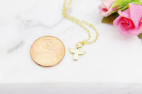 Gold Angel Charm Necklace, Mother-Daughter Gift, Granddaughter Grandma Jewelry, Sister, Goddaughter Gifts, Godmother Necklace, N3076