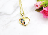 Valentine's Day Gift Necklace, Anniversary, Mother's Day, Birthday, Love You Gift, Girlfriend Gifts, Mom Gift, Gold Heart Necklace, N3092