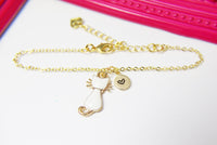 Stepdaughter Gift Bracelet, Gifts from Stepmom, Stepsister, Blended Family, Wedding, Daughter of Bride or Groom Gold Cat Bracelet, N3104