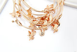 Rose Gold Eagle Bracelet Gift, Personalized Jewelry, LN348