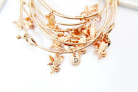 Rose Gold Eagle Bracelet Gift, Personalized Jewelry, LN348