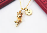 Gold Rose Necklace, Mother's Day Gift, N3317