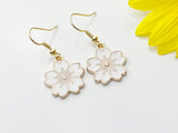 Gold Cherry Blossom Earrings, Birthday Gift, Best Friends Gift, Girlfriends Gift, Thank You Gift, Appreciation Gift, Mentor Gift, N3360
