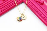 Gold Scallop Necklace, Bridesmaid Gift Necklace, Bridesmaid Proposal, Bridal Jewelry, Wedding Gift, Wedding Jewelry, Maid of Honor, N3313