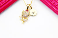 Gold Tulip Flower Necklace, Mothers Day Gifts For Grandma Necklace,  Best gift for Nana, Grandmother Appreciation, Thanks Grandma,  N3326