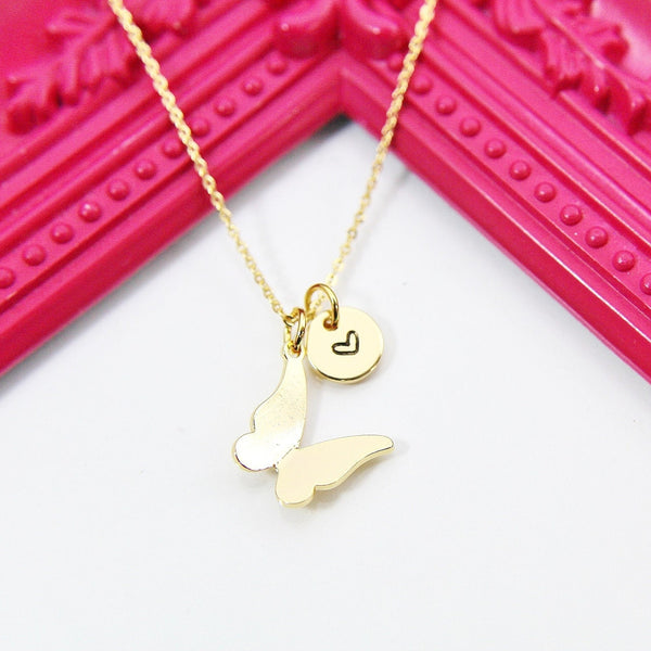 Best Mother Day's Gift, Thank You Gift, Appreciation Gift, Personalized Gifts, Mother Daughter Gift Necklace, Gold Butterfly Necklace, N3332