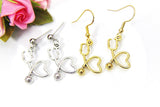 Gold Stethoscope Earrings, Doctor Nurse Med School Graduation Gift, Birthday Gift, Thank You Gift, Appreciation Gift, Mentor Gift, N3407