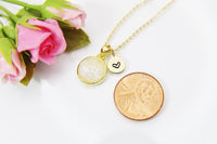 Moonstone Necklace, Natural Gemstone Jewelry, N3448