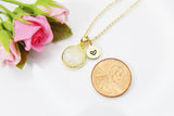 Moonstone Necklace, Natural Gemstone Jewelry, N3448