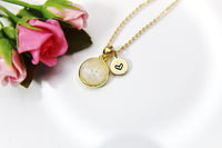 Moonstone Necklace, Natural Gemstone Jewelry, N3448