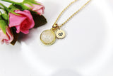 Moonstone Necklace, Natural Gemstone Jewelry, N3448
