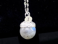 Labradorite Necklace, Natural Gemstone Jewelry N3601