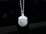 Labradorite Necklace, Natural Gemstone Jewelry N3601