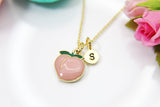 Peach Charm Necklace, N3612