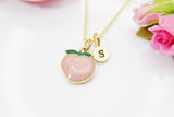 Peach Charm Necklace, N3612