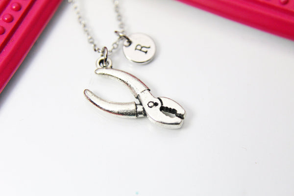Silver Pliers Charm Necklace, Birthday Gift, Graduation Gift, Christmas Gift, Thank You Gift, Appreciation Gift, N3614