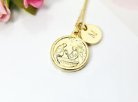 Holy Communion Necklace, 18K Gold Plated, Personalized, Birthday, Graduation Gift, Christmas Gift, Thank You Gift, Appreciation Gift, N3626