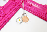 Egg Pan Necklace, Personalized, Christmas Gift, Birthday Gift, Appreciation Gift, Thank You Gift, Graduation Gift, Retirement Gift N3656