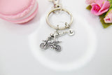 Motorcycle Charm Keychain, N3700