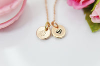 July Necklace Gift, Lotus Flower Birthday Gift, Personalized Gift, Christmas Gift, Appreciation Gift, Thank You Gift, N3736