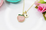 Peach Charm Necklace, N3612