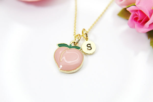 Peach Charm Necklace, N3612