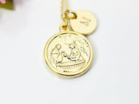 Holy Communion Necklace, 18K Gold Plated, Personalized, Birthday, Graduation Gift, Christmas Gift, Thank You Gift, Appreciation Gift, N3626