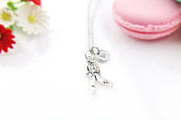 Zombie Necklace, Personalized, Halloween Gift, Birthday Gifts, Mentor Gift, Appreciation Gift, Thank You Gift, Retirement Gifts, N3670