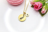 Hawthorn Necklace, May Birthday Gift, Personalized Gift, N3770