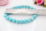 Howlite Bracelet, Natural Gemstone Jewelry N3773