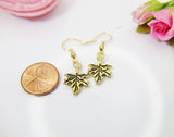 Halloween Earrings, Maple Leaf, Fall Autumn Gifts, Personalized, Christmas Gift, Birthday Gift, Appreciation Gift, Thank You Gift, N3692