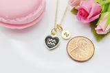 Aquarius Necklace, Constellation, Heart, Birthday Gift,  Christmas Gift, Dainty, Personalized Gift, Girlfriends Gift, Best friends, N3821