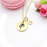 Rose Necklace, June Birth Flower Gift, Birthday Gift, Personalized, Christmas Gift, Appreciation Gift, Thank You Gift, N3830