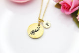 Hawthorn Necklace, May Birthday Gift, Personalized Gift, N3770