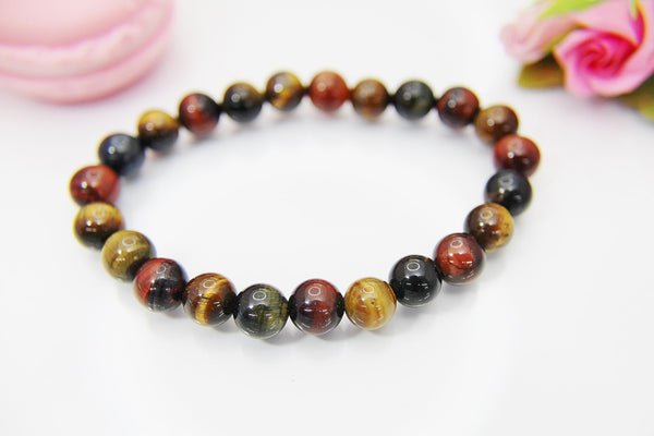 Tiger Eye Bracelet, Natural Gemstone Jewelry, Retirement Gift, Sister Gift, Daughter Gift, Best Friend Gift, Girlfriend Gift N3779