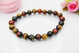 Tiger Eye Bracelet, Natural Gemstone Jewelry, Retirement Gift, Sister Gift, Daughter Gift, Best Friend Gift, Girlfriend Gift N3779