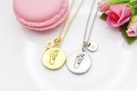 Gold Footprint Necklace, Baby Footprint, Christmas Gift, Thank You Gift, Mom Gift, Aunt Gift, Sister Gift, Daughter Gift, Niece Gift,  N3852